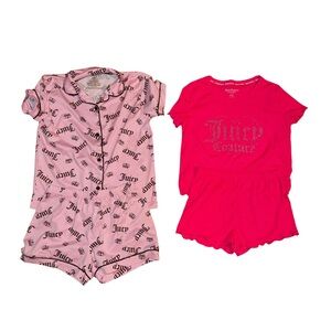 Juicy Couture Girls Pink Pajama Set